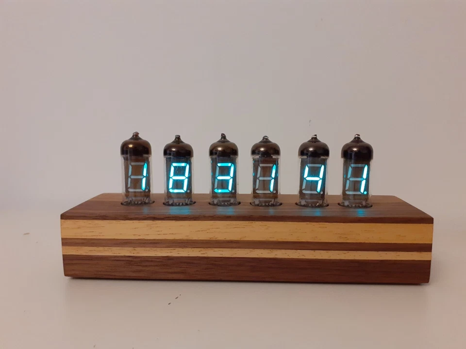 Wi-Fi Sync VFD Clock IV11 tubes Alarm Clock by Monjibox Nixie - Bild 2 von 4