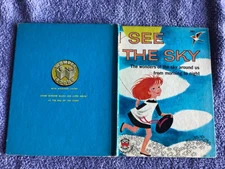 1960 WONDER BOOKS I SEE THE SKY - NO MARKS IN THE BOOK - 16 PICTURES