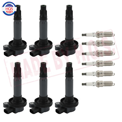 6x Ignition Coils UF502 & Spark Plugs Pack For 2006-2010 Dodge Charger 3.5L V6 