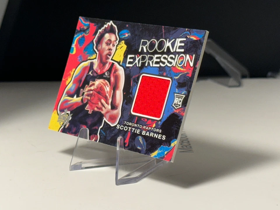 SCOTTIE BARNES RC 2021-22 Court Kings Rookie Expression REM-SCB Patch Card - Image 2 of 4