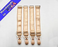 15 mm wide send colors. Detachable 4 garters with stockings clips