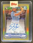 2026 Bowman Jac Caglianone Chrome Rookie Auto Gold Refractor RC #/50 Royals