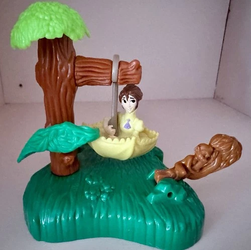 Disney Tarzan McDonald's Happy Meal Tree Swing Playset Base w/ Figure