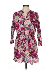 Nine West Women Pink Casual Dress L