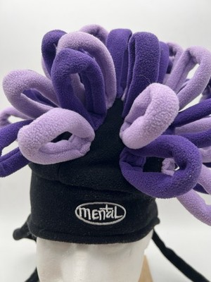 mental 帽子 VTG Mental Headgear Ski Snowboard Fleece Crazy Hat Purple CAP | eBay