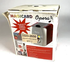 Opera Magicard Color ID Card Printer W Box - Works W Windows 8