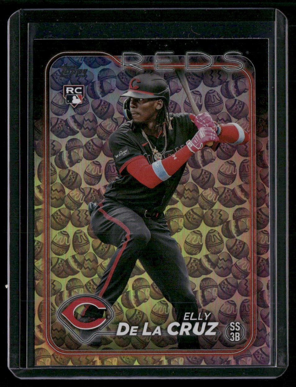 2024 Topps #141 Elly De La Cruz Holiday Eggs
