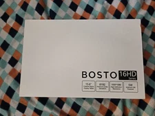 Bosto 16HD Series Drawing Tablet, In Original Box! 15.6" 1920*1080 HDR