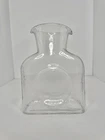 Vintage MCM Blenko Glass 384 Crystal Double Spout Water Bottle Pitcher