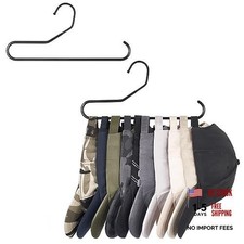 Hat Organizer for Baseball Caps Metal Hat Rack for Closet Set of Hat Hangers 2