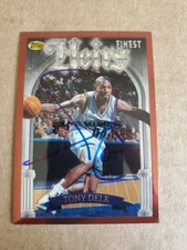 1997-98 Topps Finest Heirs #170 Tony Delk IP Auto Autograph Kentucky !!!