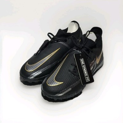 Nike Phantom GT2 Academy DF TF Black/Gold Low Top Lace-Up DC0802-008