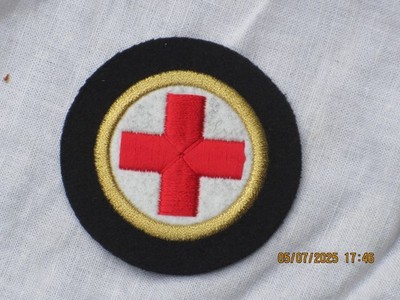 No. 1 Dress Medical Regiment,Red Cross,70mm,First Aid Patch,Abzeichen