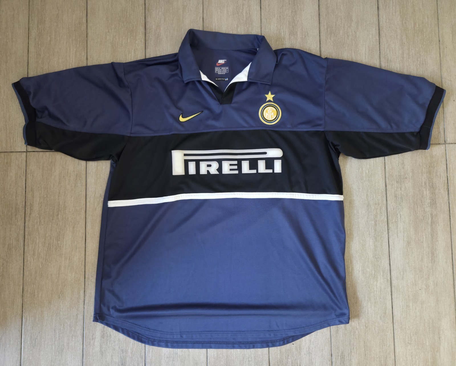 MAGLIA INTER MILAN THIRD PIRLO MATCH WORN ISSUED NIKE SHIRT FRIENDLY MATCH