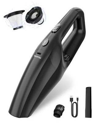 Handheld Car Vacuum Cordless, Portable Vacuum Cleaner with High Power Suction...