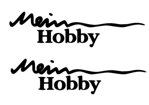 My Hobby Motorhome Caravan 2x Decal Camper Sticker Vinyl Outdoor UV Resistant