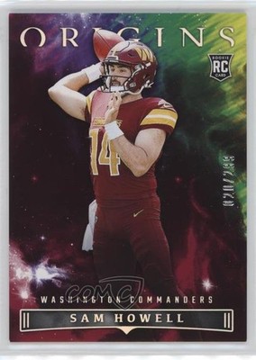 2022 Panini Origins Rookies Red 20/299 Sam Howell #105 Rookie RC o8g