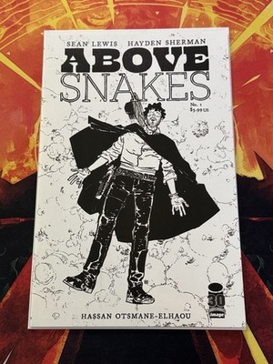 ABOVE SNAKES #1 NM | RI 1:10 B&W VARIANT COVER C BY HAYDEN SHERMAN | IMAGE 2022