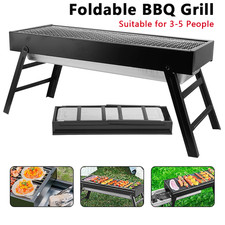 Large NEW BBQ Grill Portable Folding Charcoal Barbecue Garden Picnic Steel Stove