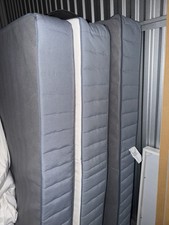 IKEA VALEVAG Pocket Sprung Mattress Single, Firm, Light Blue