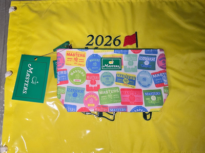 2026 Masters Tournament Scout Zip Pouch Masters Badges Logo