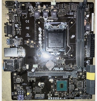 ASUS M32CD4-K REV 1.04 mATX Intel Motherboard LGA1151 DDR4 TESTED NO I/O SHIELD