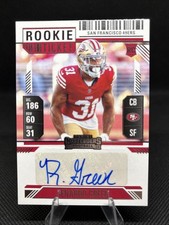 2024 Panini Contenders - Rookie Ticket Renardo Green #208 49ers AU, RC)