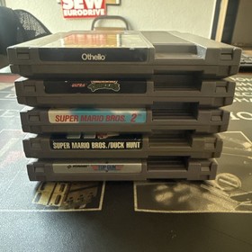 Nintendo NES 8-Game Cartridge Lot NTSC-U/C Turtles  Mario/Duck Hunt