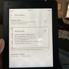 Amazon Kindle 7th Gen Generation 4GB Wi-Fi - Damaged Screen Works