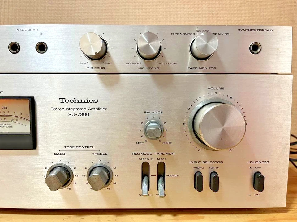 Junk used Rare Technics SU-7300 &SH-3035 Microphone/synthesizer Set from Japan M - Image 3 of 4