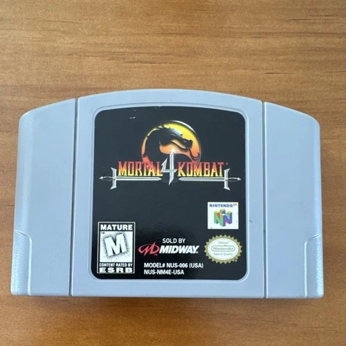 Mortal Kombat 4 Nintendo 64 N64 Cartridge Only Tested Working