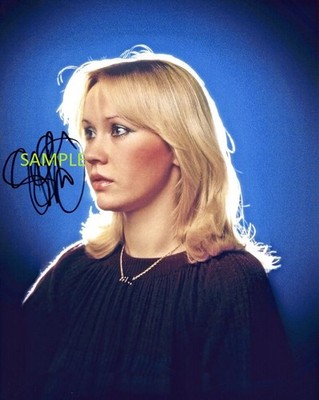 AGNETHA FALTSKOG SIGNED AUTOGRAPHED 8X10 PHOTO REPRINT MAN CAVE GIFT ABBA BAND