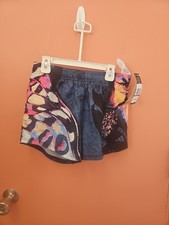 NWT Adidas Girls Size Large Colorful Running Track Athletic Training Shorts