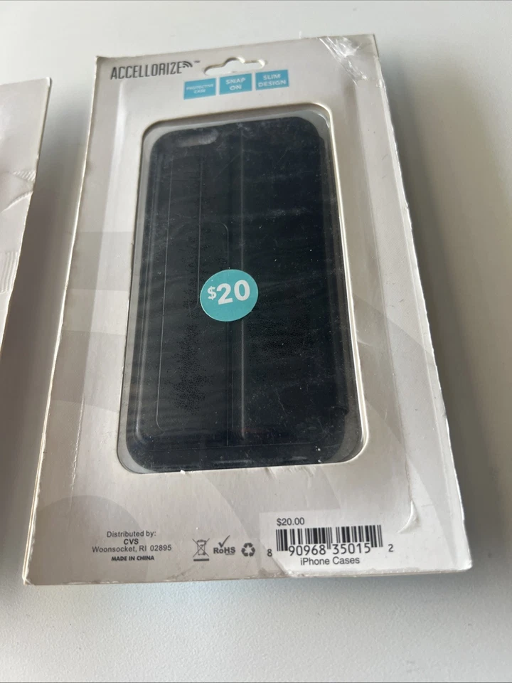 Funda Protectora Accellorize Teléfono iPhone 6 - Lote Tecnología Retro M Rosa Negra Foto 2 de 4