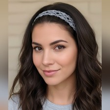 Scunci Rhinestone Headband New 