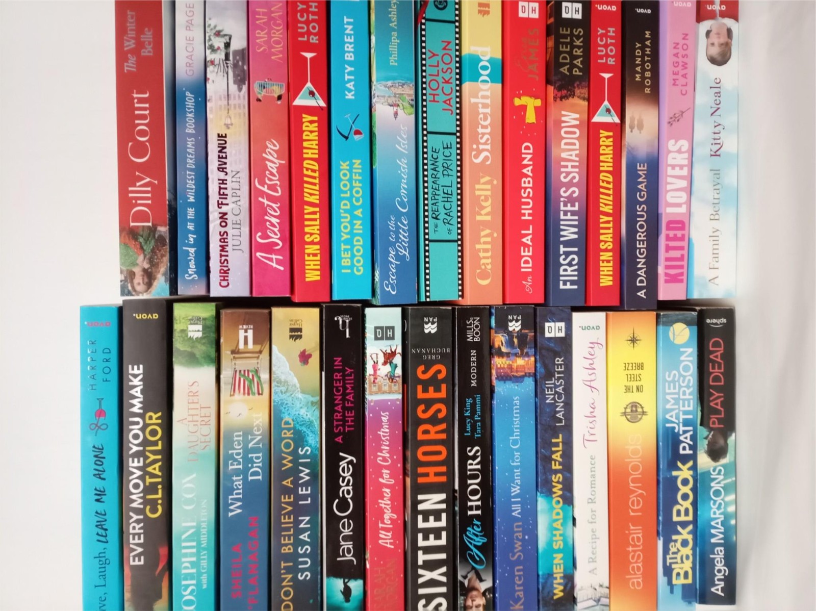 Joblot Wholesale of 30 New Fiction Books Collection Set Fiction, Crime, Teens
