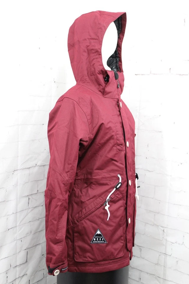Neff Mara Snowboard Jacket, Women's Medium, Port / Maroon New - Image 4 of 4