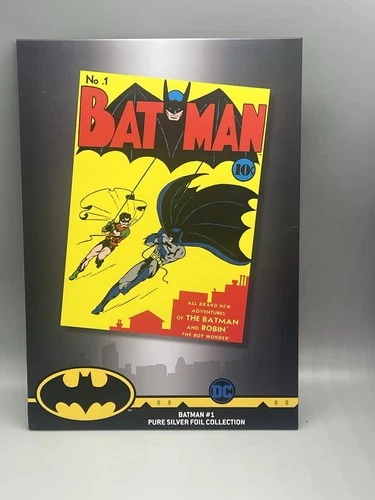 Batman Comics #1 2018 Pure Silver Foil 35g .999 Fine Silver NZ Limited To 1000!