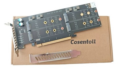 PCIe Gen5 4x M.2 NVMe Adapter (Karte im kleinen Höhenformat 8CM)