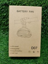 NEW AMACOOL Battery-powered Black stroller fan, flexible tripod with 3 legs