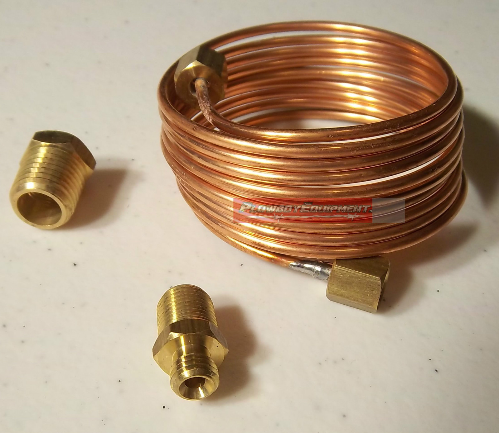 OIL PRESSURE LINE GAUGE KIT COPPER 1/8" Diameter 72" Stewart Warner 82553-F NEW