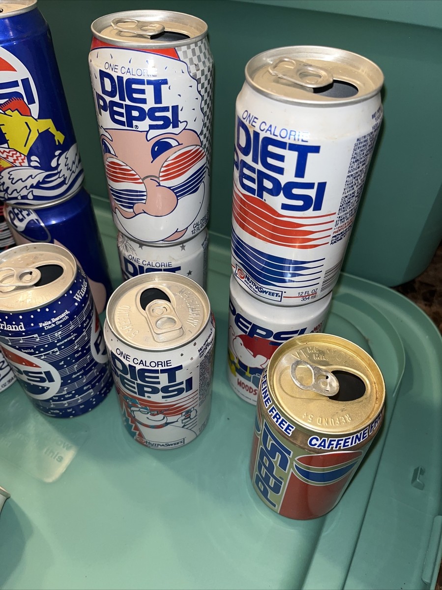 Pepsi Cans Vintage Collection ( 17 cans ) Pepsi 90's Retro Pepsi Cans Vintage Collection ( 17 cans ) Pepsi 90's Retro
