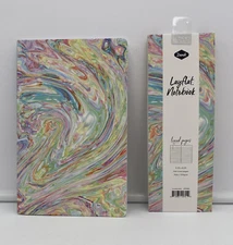 Denik Lay Flat Notebook “Ice Cream Swirl” Design 144 Lined Pages 5.25x8.25 NEW!