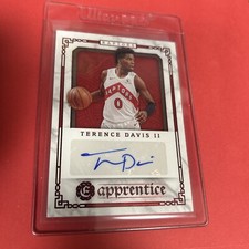 2020-21 Chronicles TERENCE DAVIS II Excalibur Apprentice Signatures Auto RAPTORS
