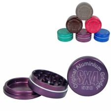 56mm 3 Part Spice Crusher Large Aluminium Dry Herb Grinder SX4 UK