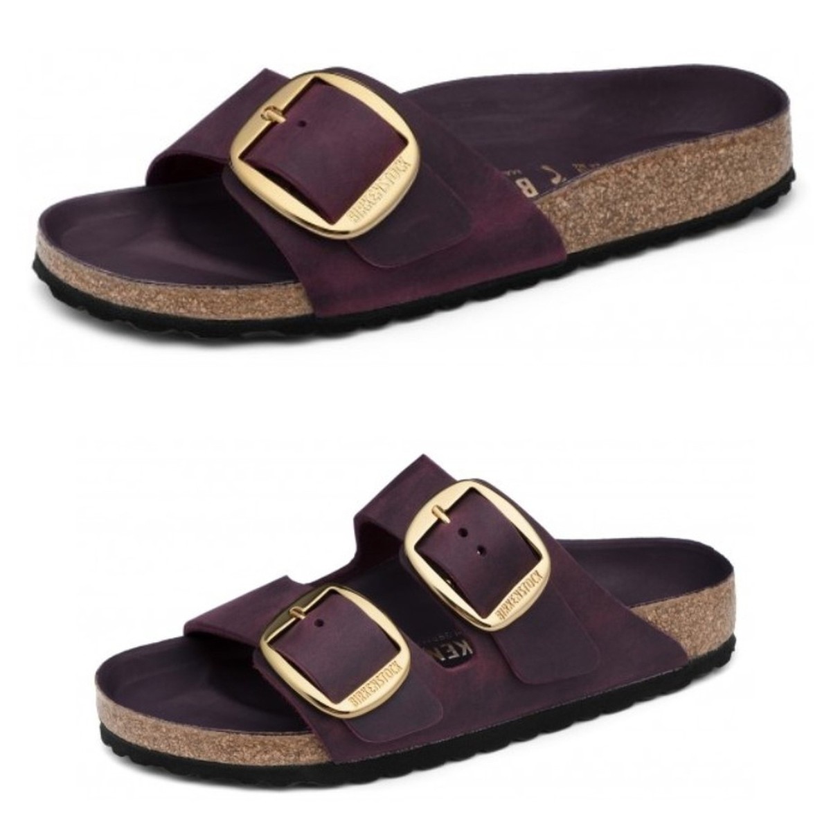 Birkenstock Arizona Madrid Zinfandel Big Buckle Leather Oiled