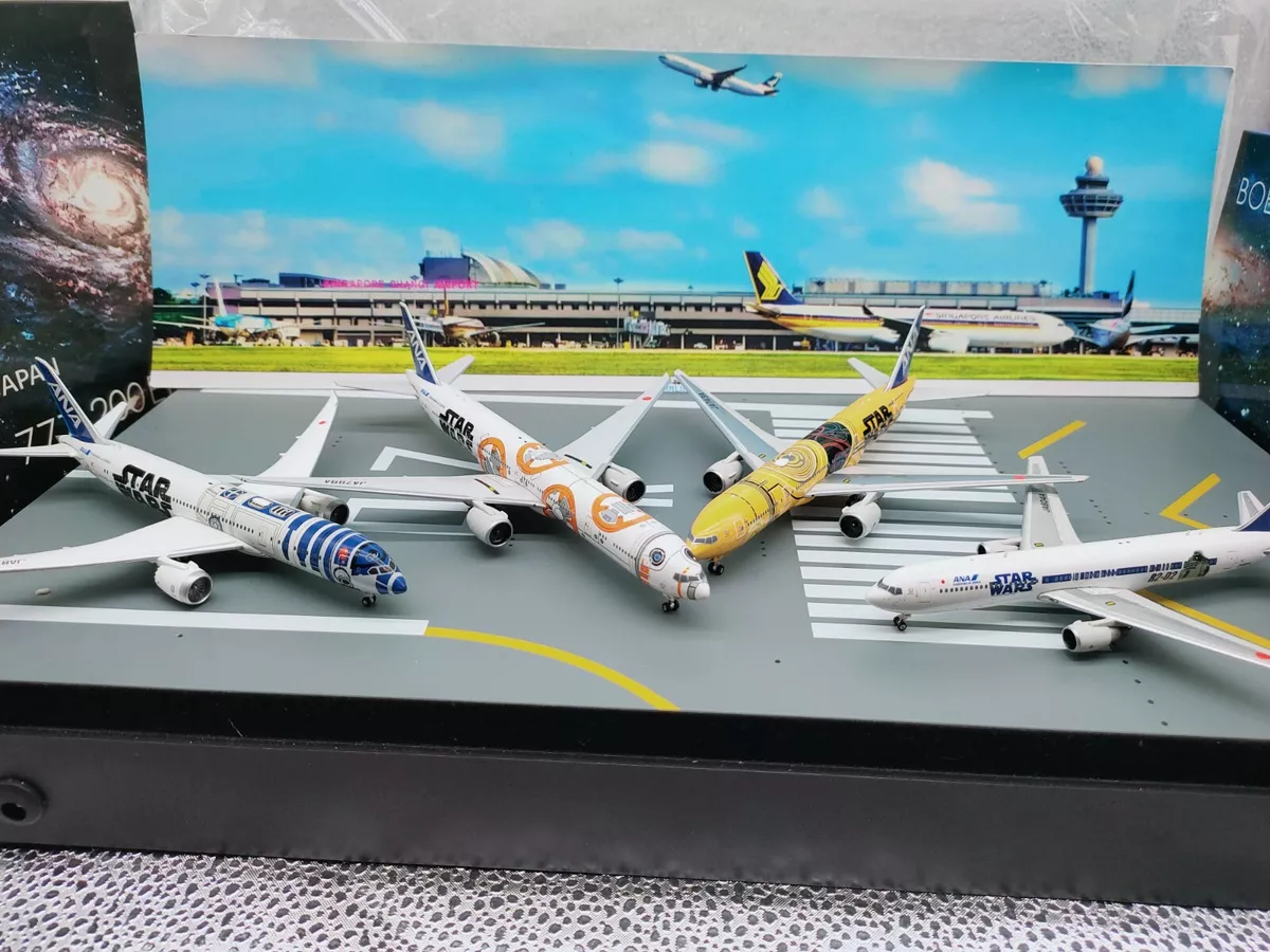 4pcs Phoenix Models and JC Wings 1:400 ANA Star War Jets set