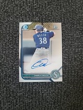 2022 Bowman Chrome Baseball Charlie Welch 1st Bowman Autograph SC5082