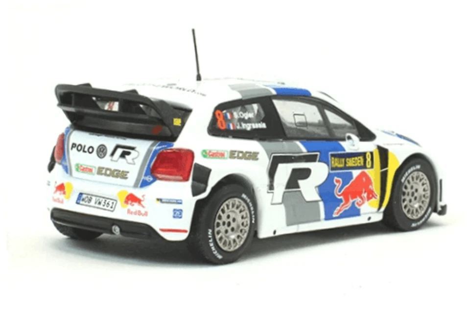 大众 Polo R WRC 2013 Ogier-Ingrassia 罕见拉力赛压铸汽车 1: 43+ 杂志 — 第 3/3 张图片