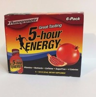 5-hour Energy 6-pack Pomegranate Lot Of (2) 12 Total Bottles 5-hour Energy 6-pack Pomegranate Lot Of (2) 12 Total Bottles